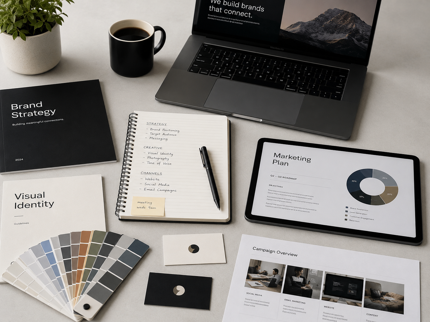 Materiały brandingowe i plan marketingowy
